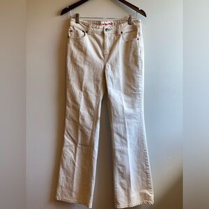 Faded Glory Boot Cut Cream Jean Size 6 Cotton